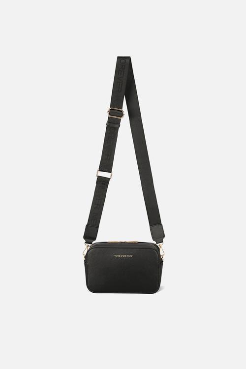 Eva camera multi strap bag in - black