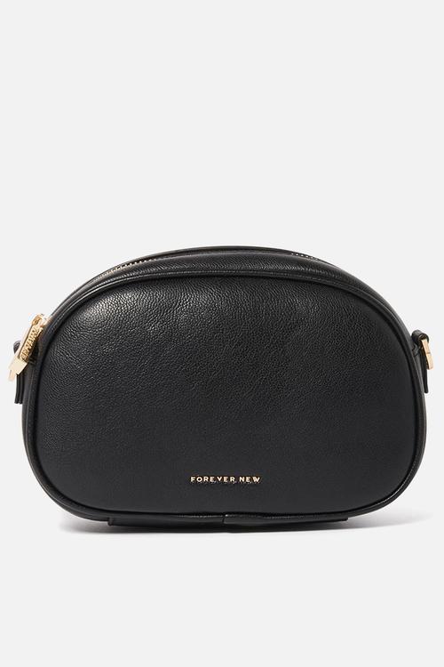 Nina simple camera bag in - black
