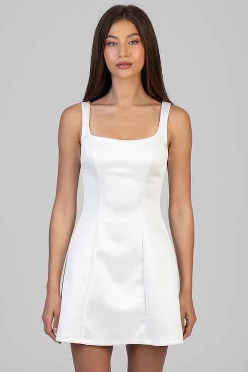 World Wide Mini Dress - Ivory