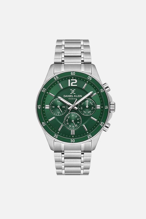DK113972-3 Watch - Silver & Green 