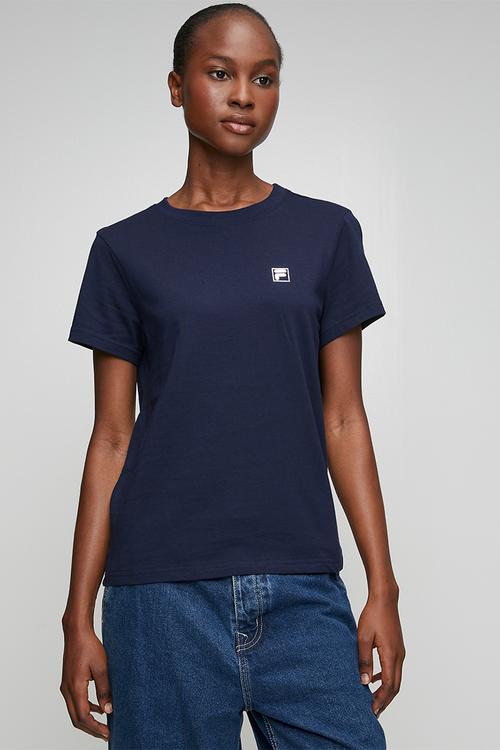 Rosa T-Shirt - Fila Blue