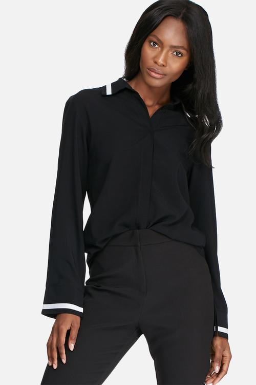 Tipped formal shirt