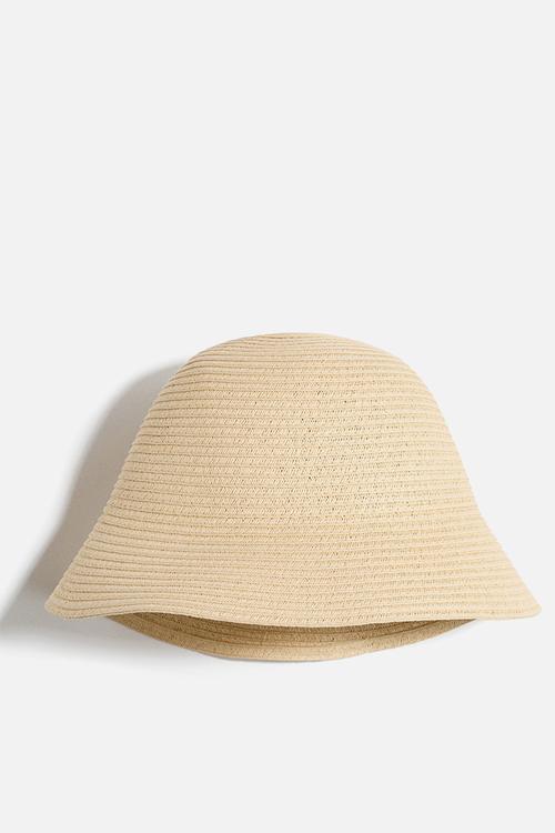Straw hat - light beige