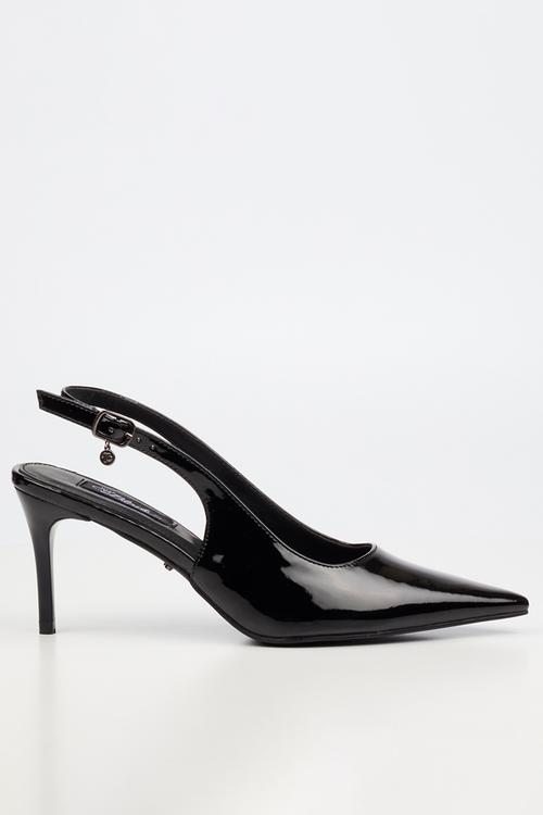 Gallery 13 slingback heel - black