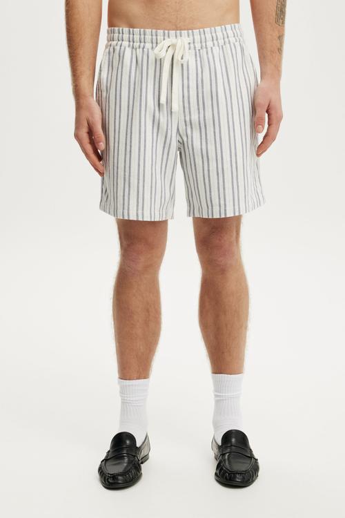 Easy Short - Blue Repeat Stripe