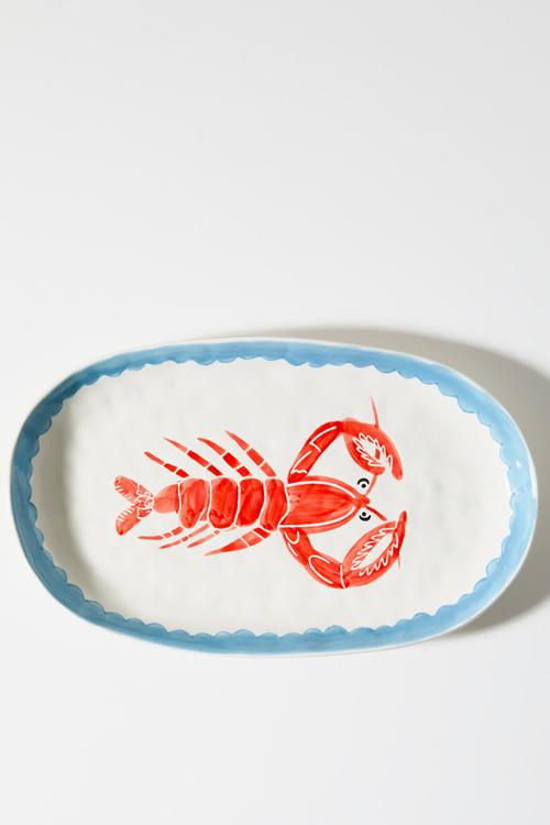 Stoneware Lobster Platter - Multi