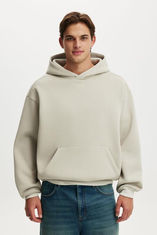Box Fit Hoodie - Stone