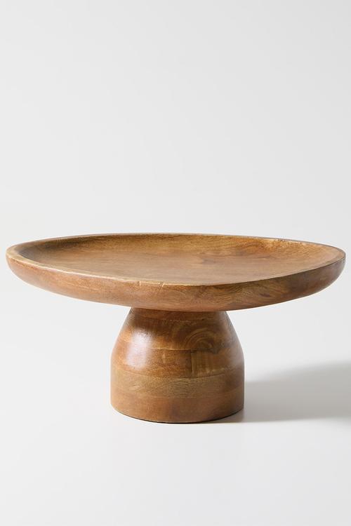 Wooden Cake Stand - Natural