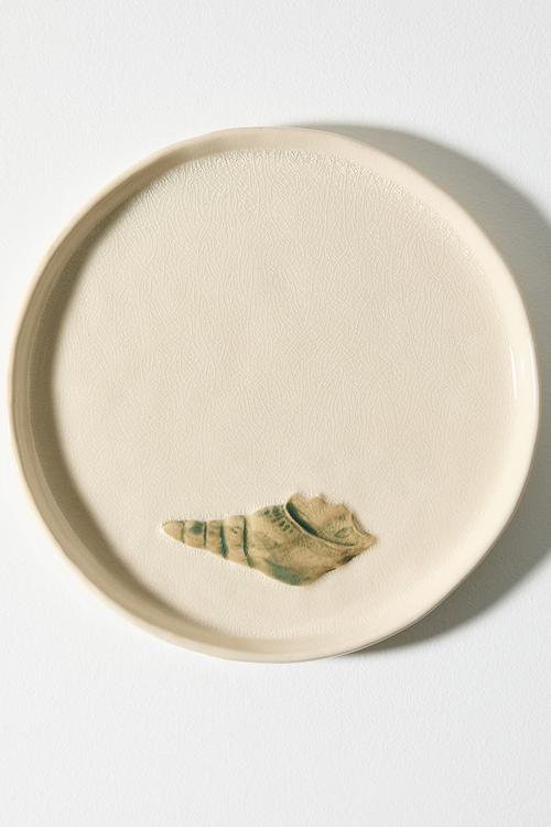 Stoneware Shell Side Plate - Neutral