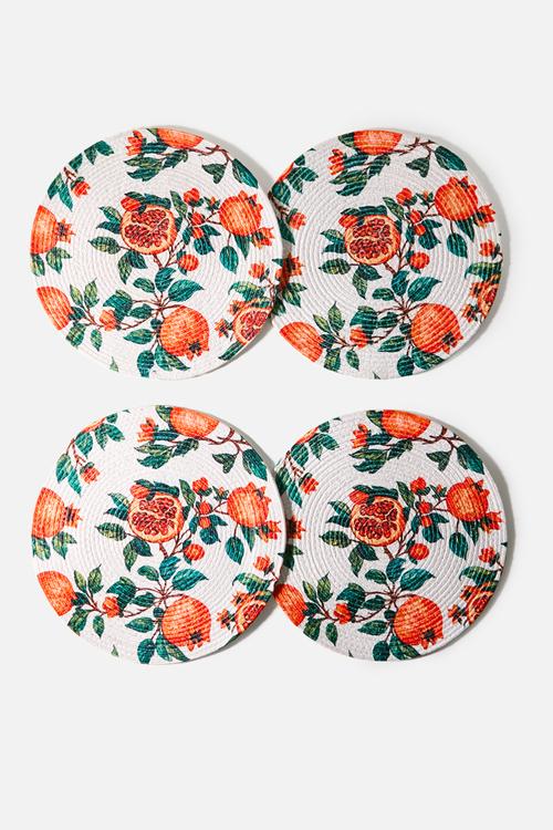 Pom Placemats set 4 - Multi