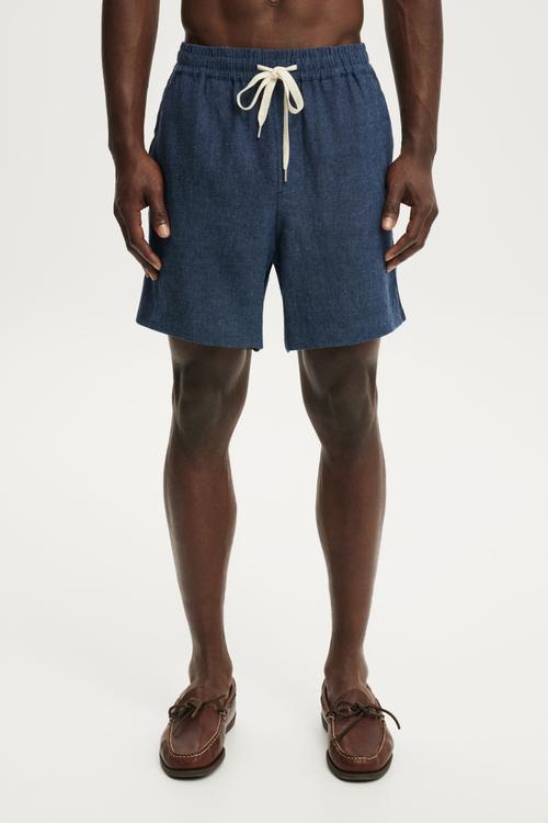 Linen Easy Short - Navy