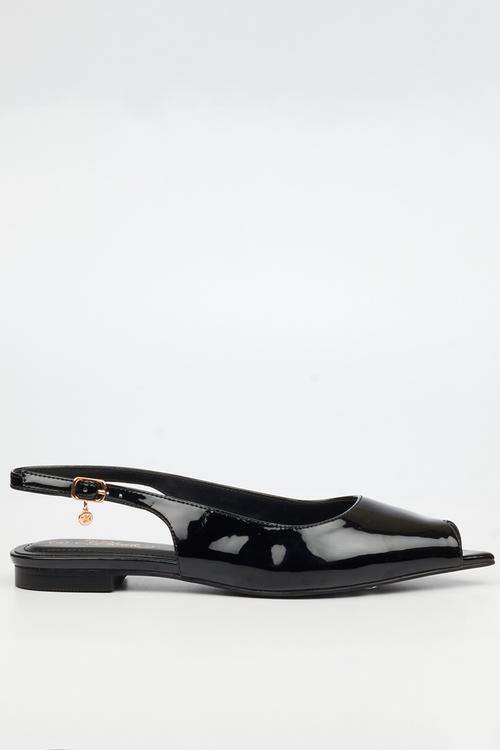 Lavelle 4 peep toe pump - black