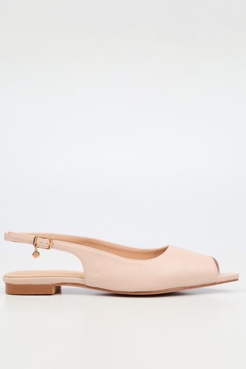 Lavelle 5 peep toe pump - natural