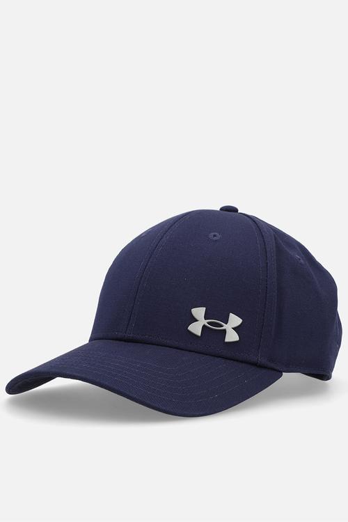 Essential Low Metal ADJ Cap - Navy/Silver