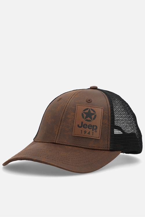 Oil skin cap - brown