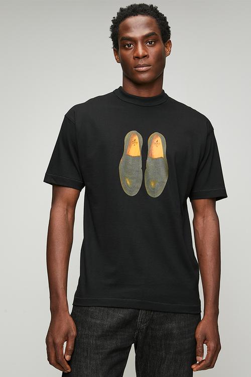 Mens pjc loafer logo tee - black