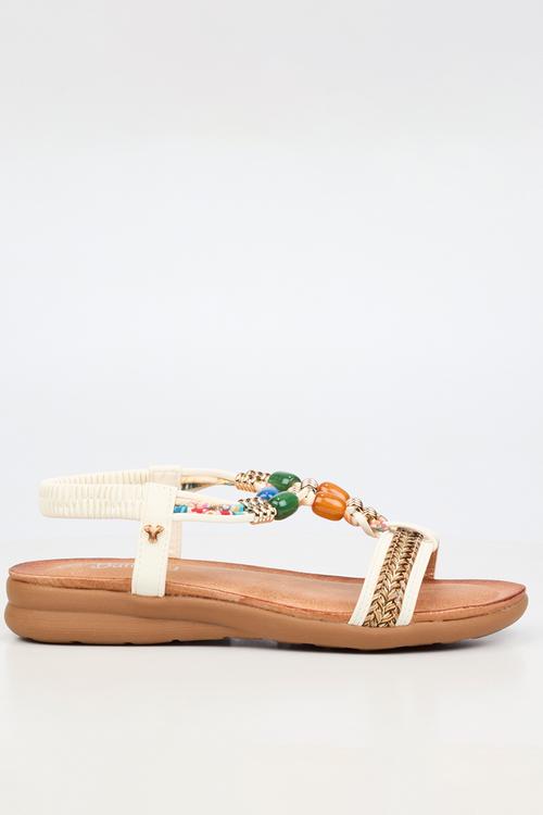Frani 1 slingback sandal - white
