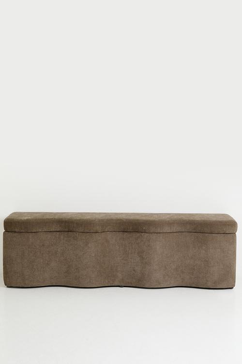 Puro Storage Ottoman - Latte