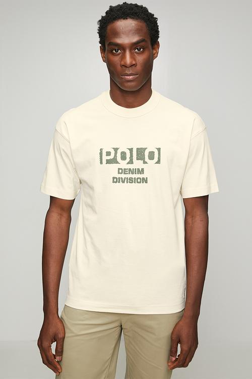 Mens pjc sketch logo graphic tee - white