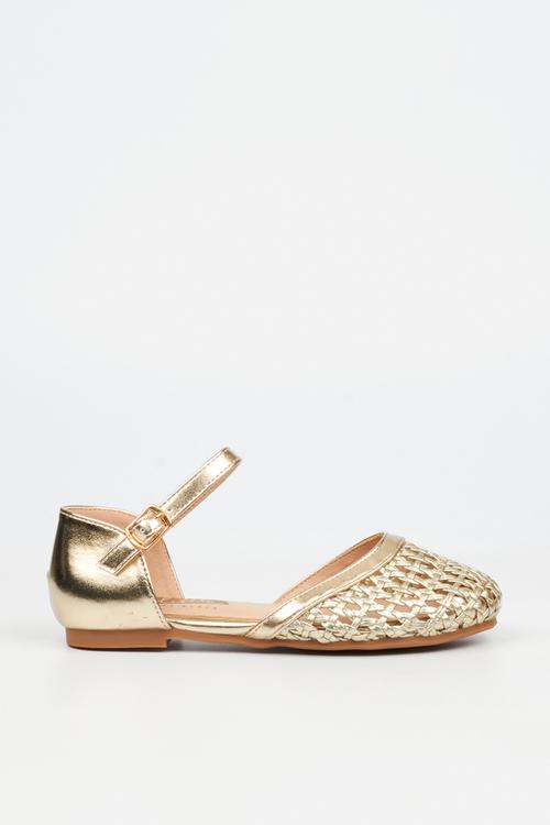 Lovely 2 Macrame Pump - Champagne