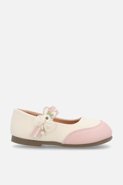 PU two-tone pumps - white /pink