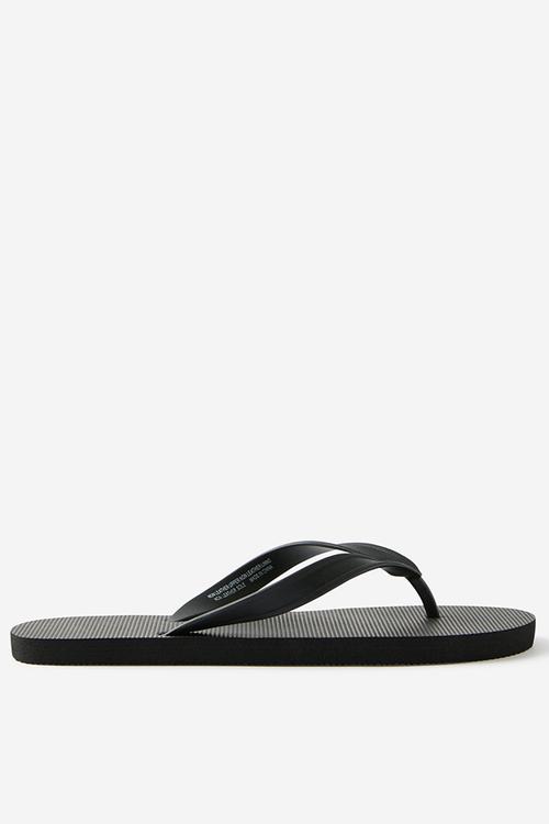 FLIP FLOP - BLACK/TEXTURE