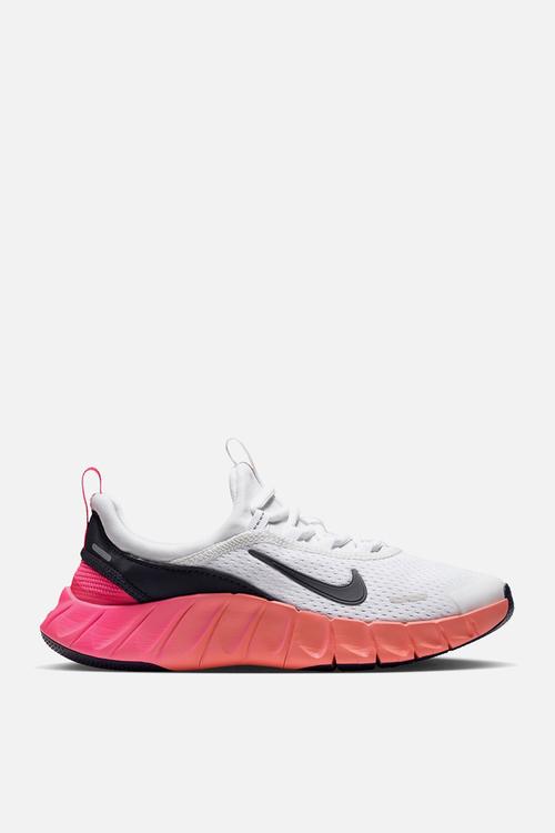 Nike free ride grade school - white/gridiron/hyper pink/atomic pink