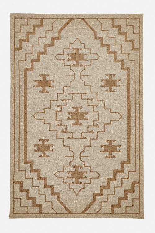 Alto Handtufted Wool & Jute Antique Rug Natural