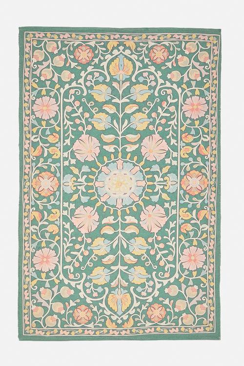 Regal Garden Cotton Printed Rug Mutli