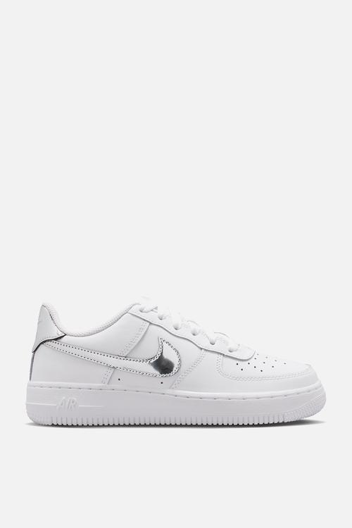 Nike air force 1 grade school - white/metallic silver