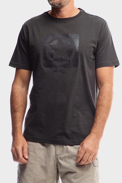 Core Logo Star T-Shirt- Grey