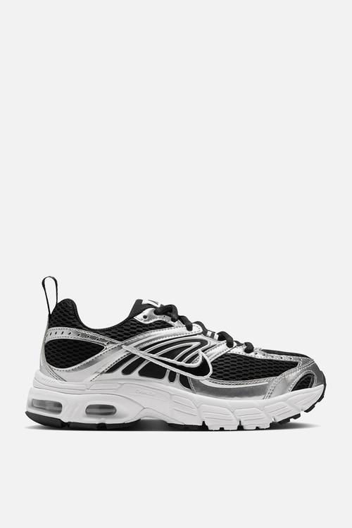 Nike air max moto 2k grade school - black/metallic silver/white