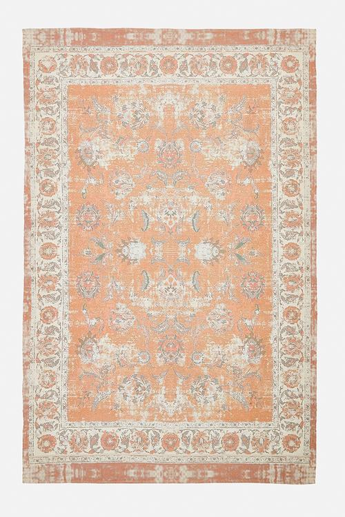 Antique Pascal Cotton Printed Rug Mutli