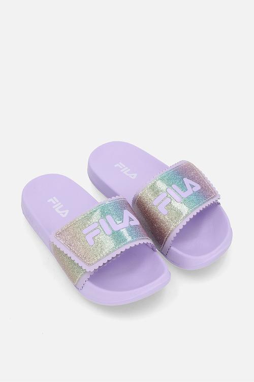 Glitter slide-purple/purple glitter