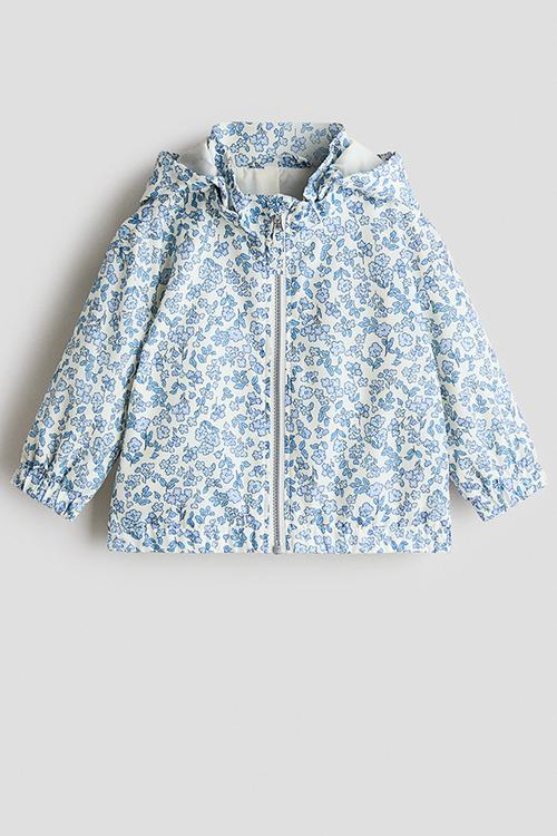 Printed jacket - light blue/floral
