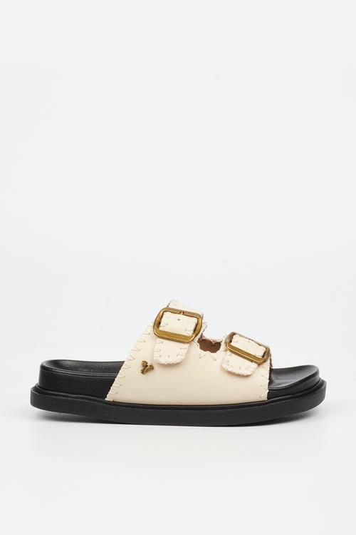 Lucy 1 girls slides - beige