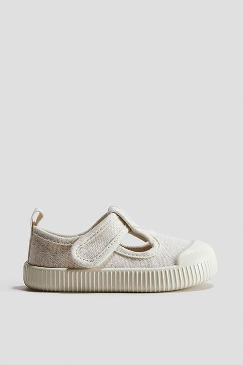 Cotton sandals - light beige