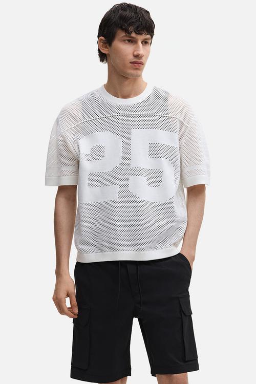 Regular fit cargo shorts - black