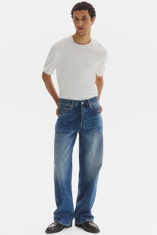 Loose jeans - denim blue