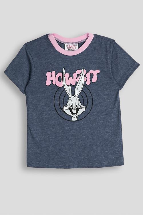 Looney Tunes tee - navy melange