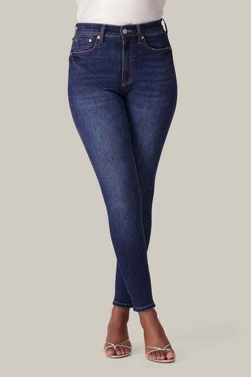 Hayley high-rise sculpt skinny jeans - dark wash
