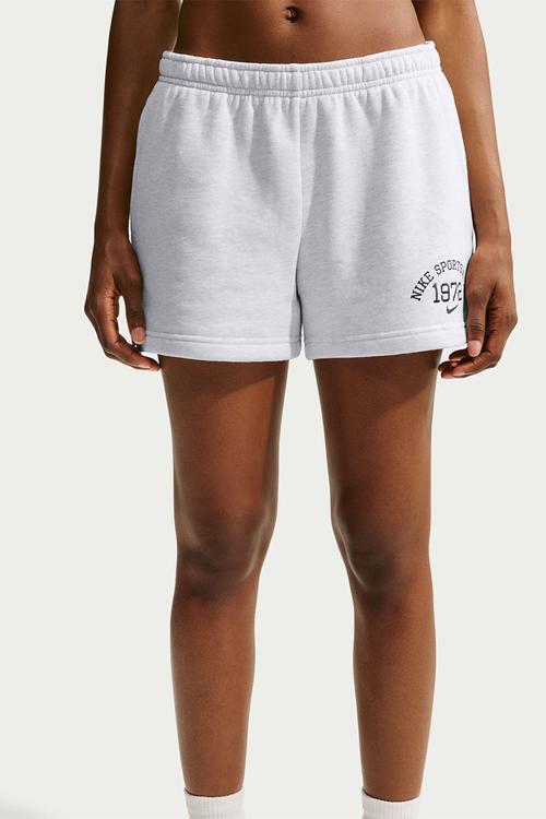 W Nk Stdo Flc Std 4 Shrt Cls - Birch Heather