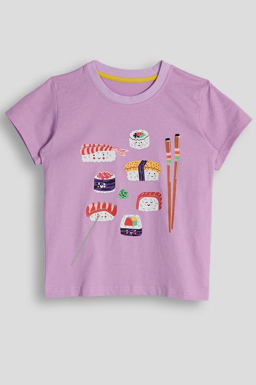 Sushi graphic tee - purple