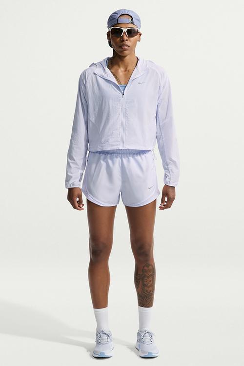 W Nk Dri-Fit Mid-Rise Brief-Lined Running Shorts - Palest Purple