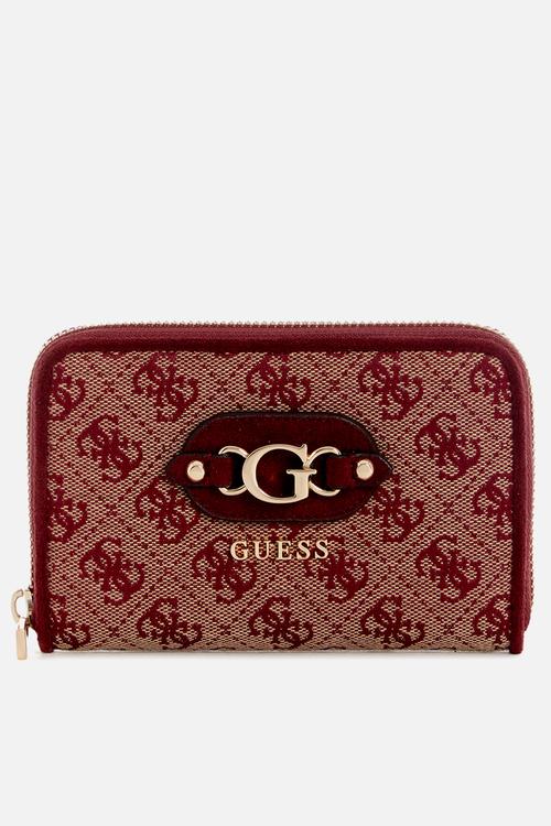 Samantha Slg Med Zip Around -Merlot Logo