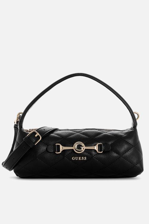 Frances Mini Top Zip Crossbody -Black