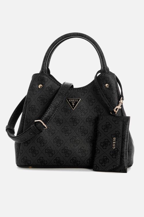 Lorella Logo Tote -Coal Logo