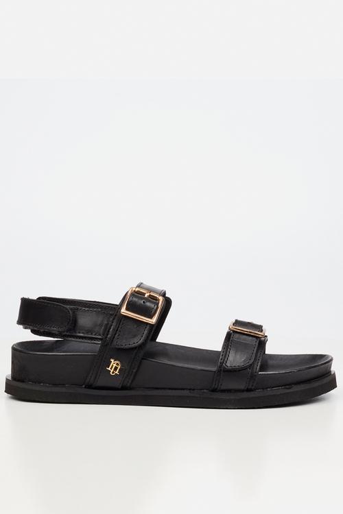 Mariella 1 Leather Slingback Sandal - Black