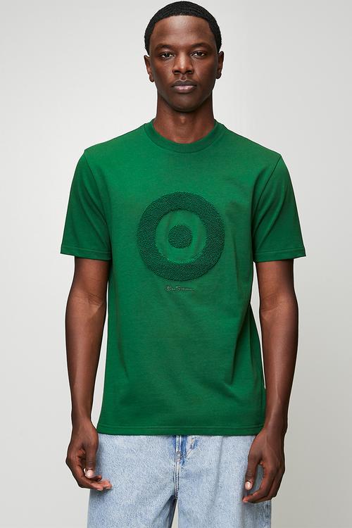 Target Towelling Tee Shirt 260Gsm - Forest Green