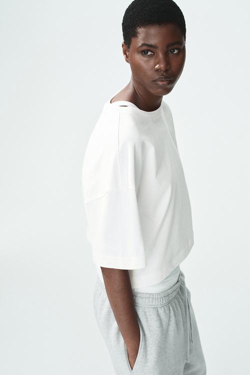 Boxy T-shirt - white